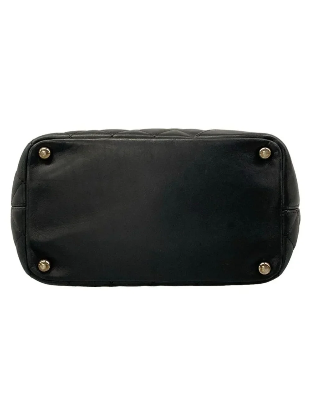 Chanel Tote Bag Cambon Line Black White Lambskin
